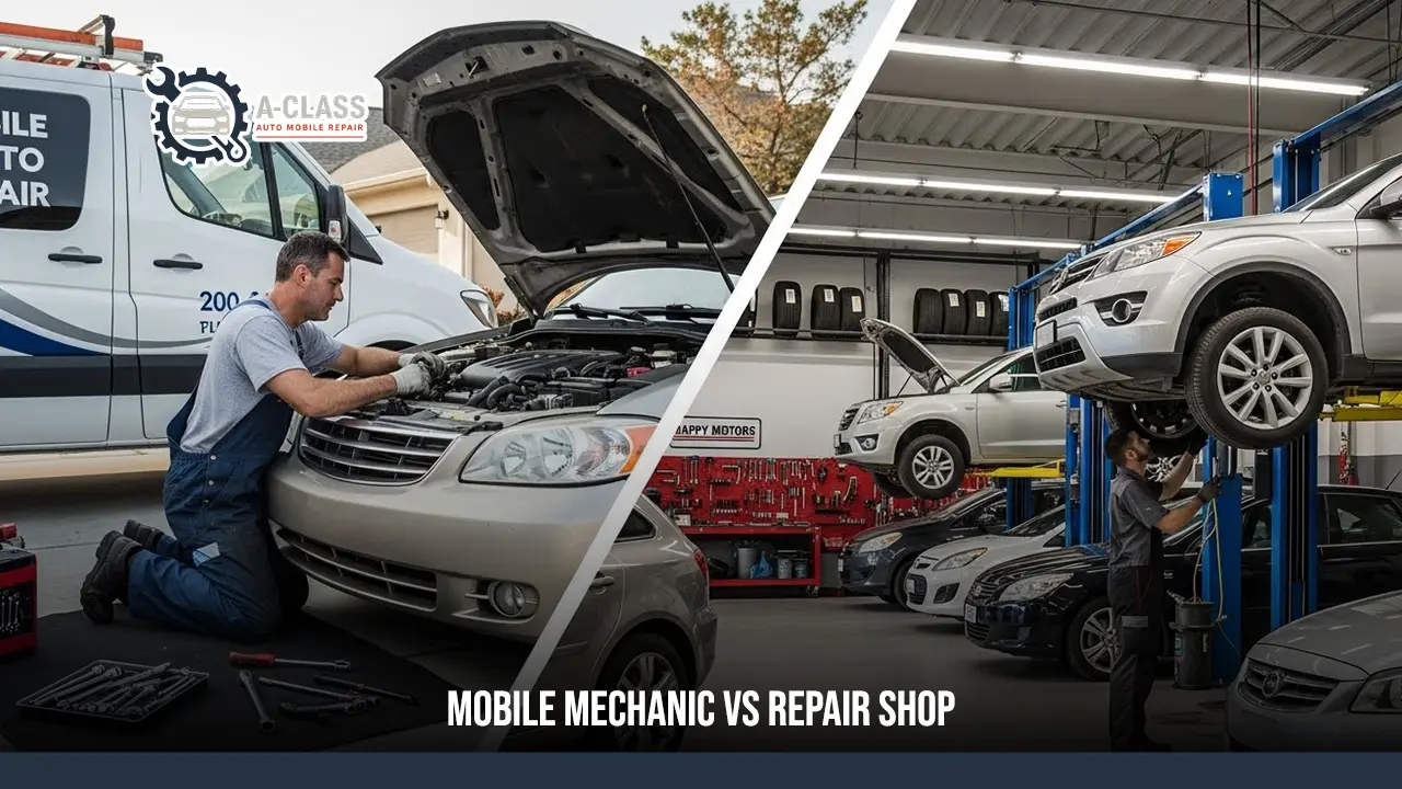 Mobile Mechanic vs Repair Shop – Pros, Cons & Costs
