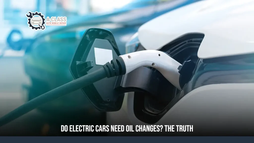 do electric cars need oil changes