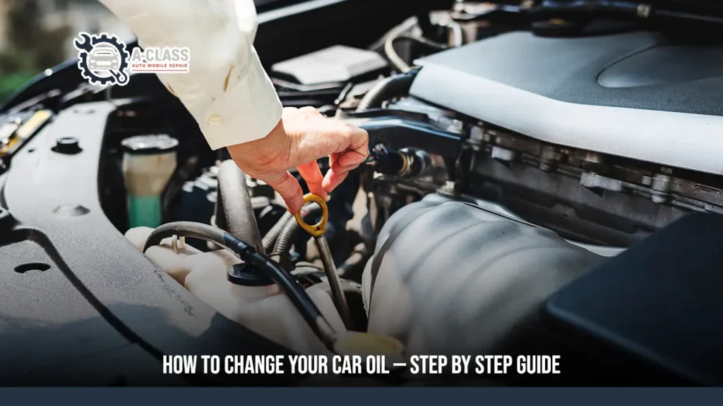how to change oil in car