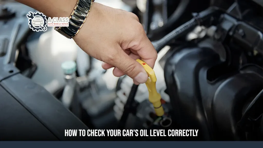 how to check oil level in car