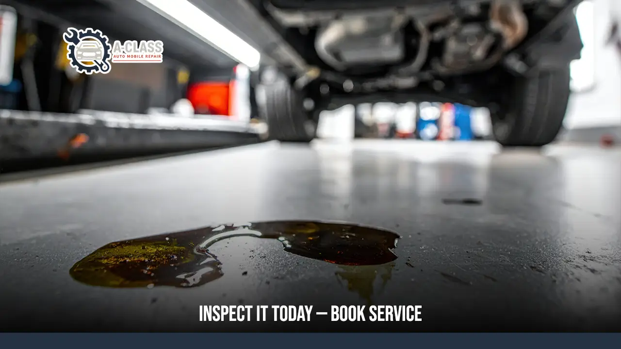 car leaking oil