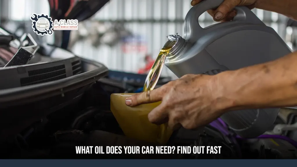what oil does my car take