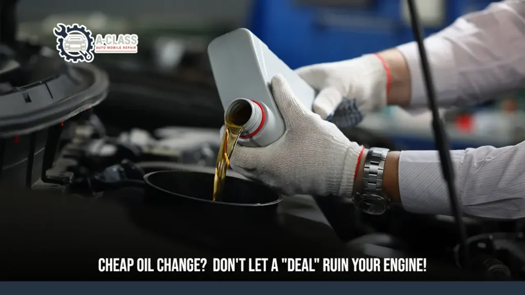 cheap oil change in houston