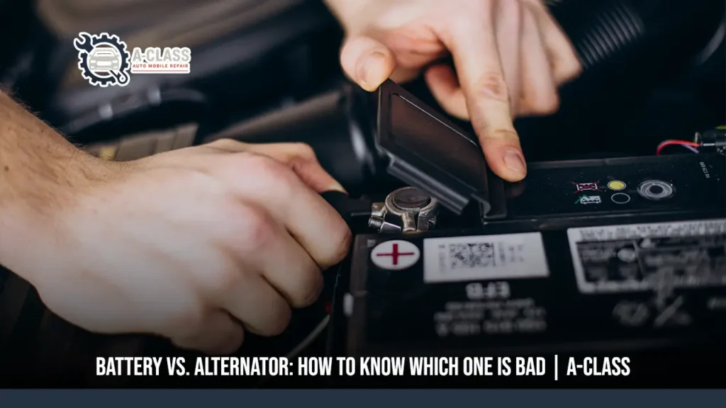 signs of a bad battery vs bad alternator​