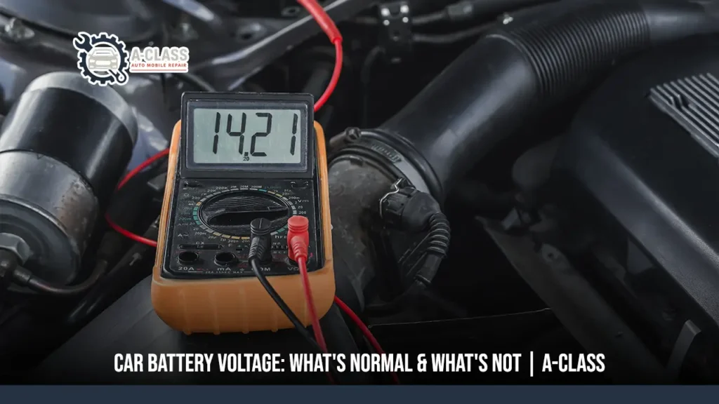 car battery voltage