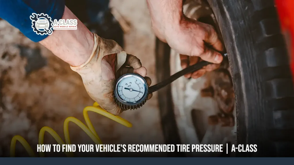 recommended tire pressure